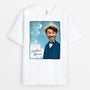 2629AUK1 a mans face  customised t shirts for art lovers