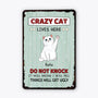 2642EUK2 crazy cats live here do not knock  custom metal sign for cat lovers_d8ebb45d f4d0 4a34 96a1 2b69daaf6f34