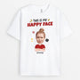 2661AUK1 this is my happy face  funny personalised printed t shirts for women