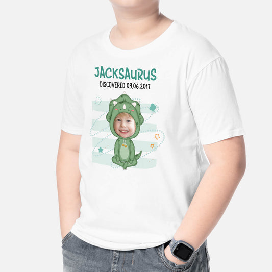 2672AUK2 girl kidsaurus discovered  funny childrens t shirts for birthday_7ebbc974 a2f9 4bd6 8a9e 4558ed032be8