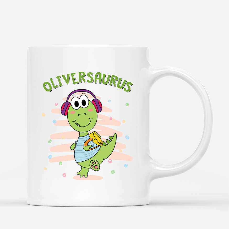 2676MUK1 kidsaurus  customised mug for kids