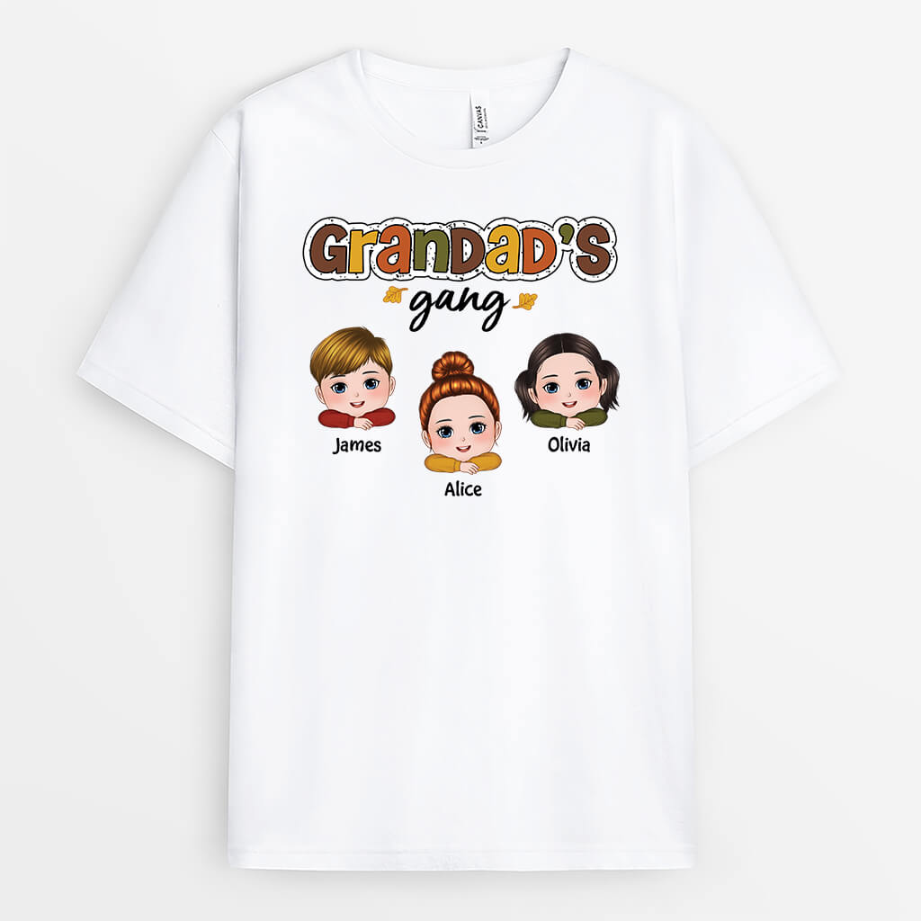 2695AUK1 mummys gang t shirt  customized autumn gifts for her