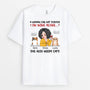 2726AUK1 a woman cant survive on wine alone she also needs cats  custom print t shirt for cat lovers