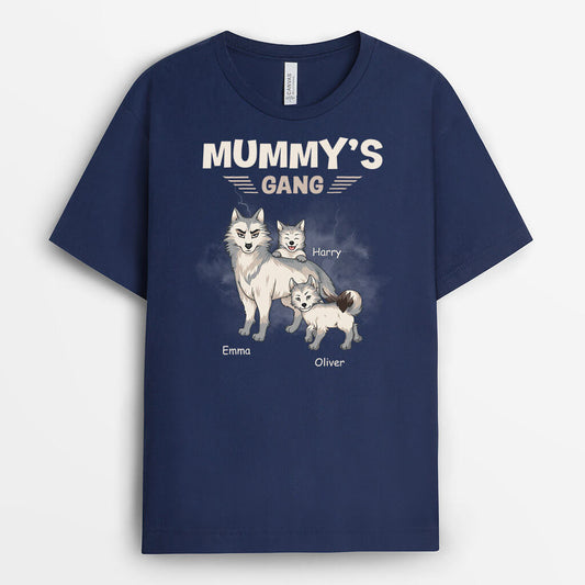 2731AUK1 grandmas gang wolves  personalised t shirts for women