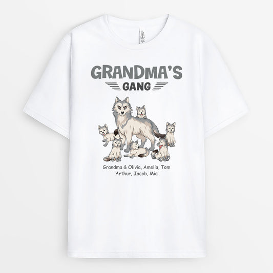2731AUS1 grandma gang shirt personalized wolf gifts for grandma grandpa 2731AKV5A