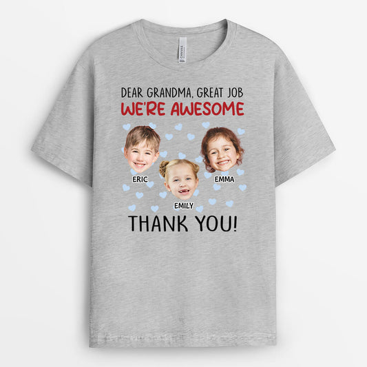 2744AUK2 dear mum great job  personalised tee shirts for women_33853692 e909 4c59 8edd f96dc87dc289