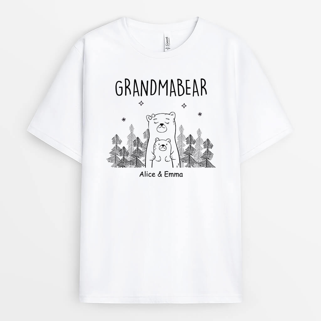 2745AUK1 mama bear  custom tshirt print for women