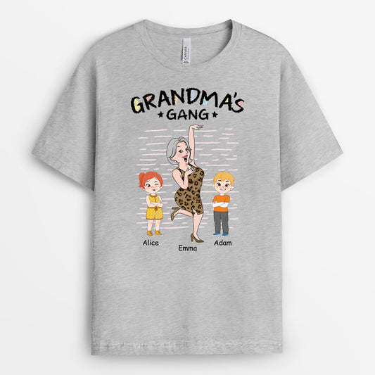 2756AUK2 grandads gang point hand up  custom funny t shirt