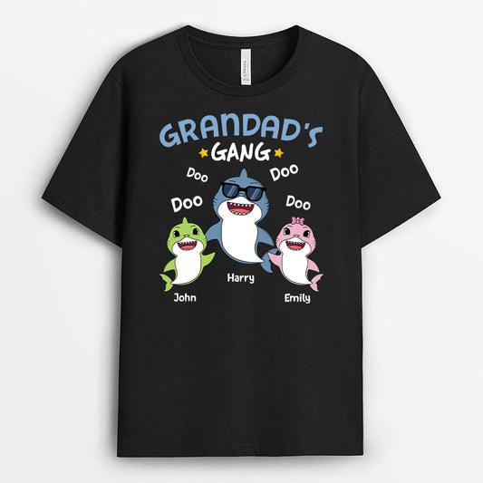 2764AUK1 grandads gang doo doo  custom print t shirt