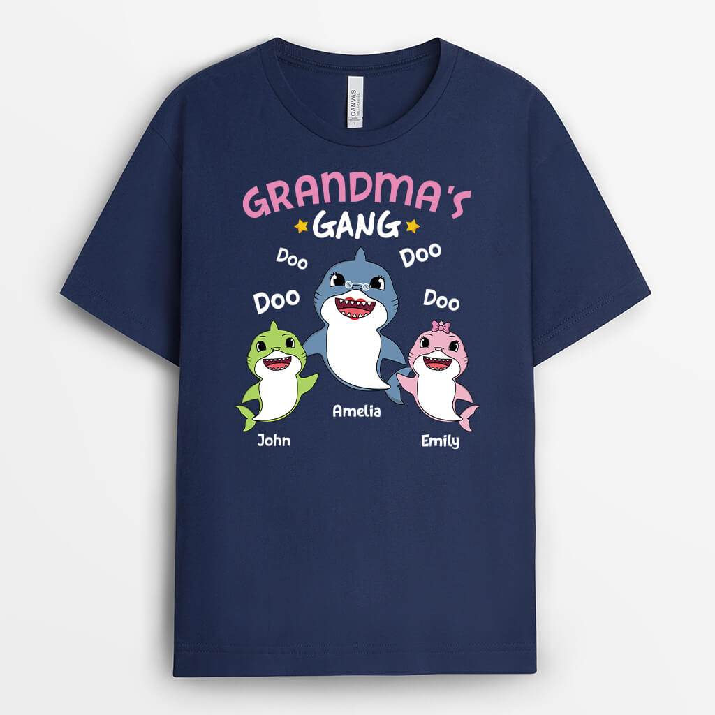 2764AUK2 grandads gang doo doo  custom print t shirt