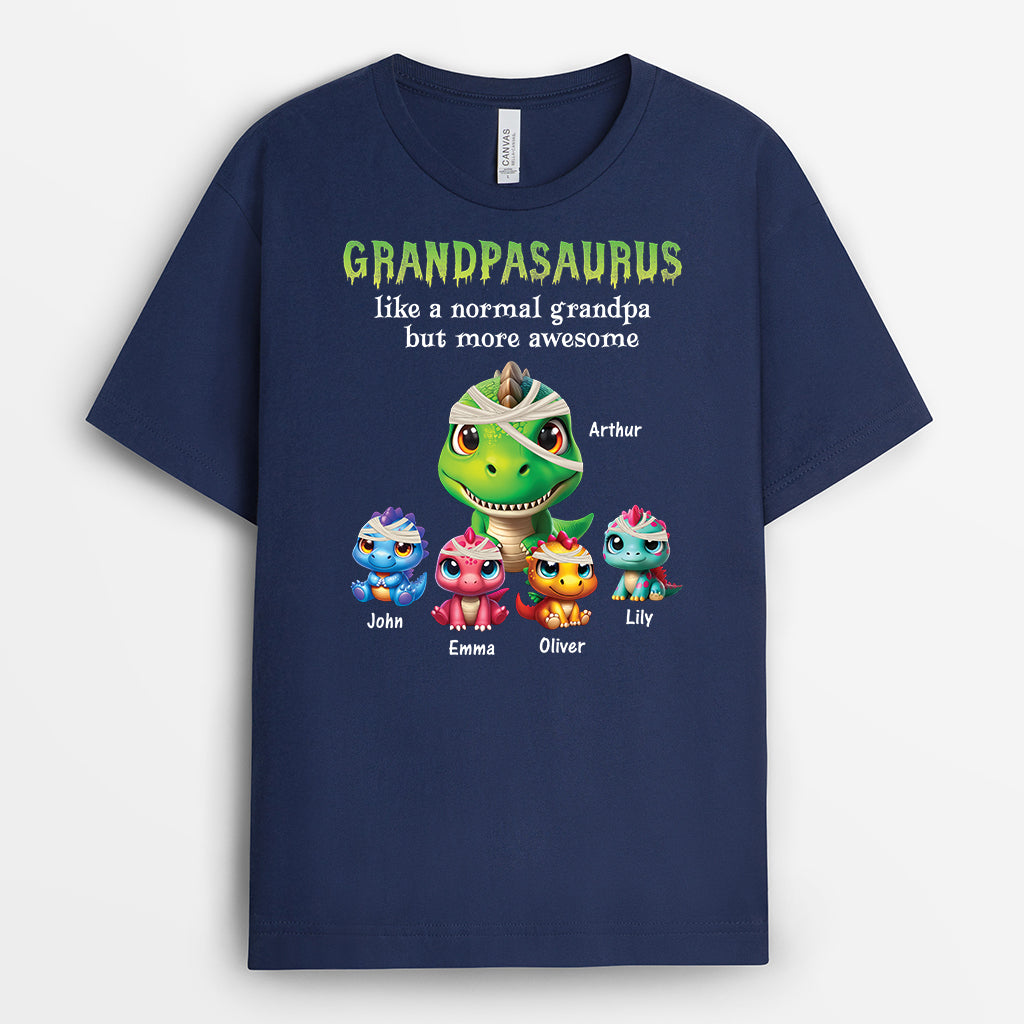 2779AUS2 personalized the best daddy fist bump t shirt
