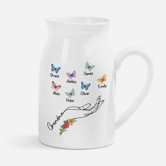 2782OUS1 personalized gifts for mom flower vase with butterflies_ 2782O6L5A