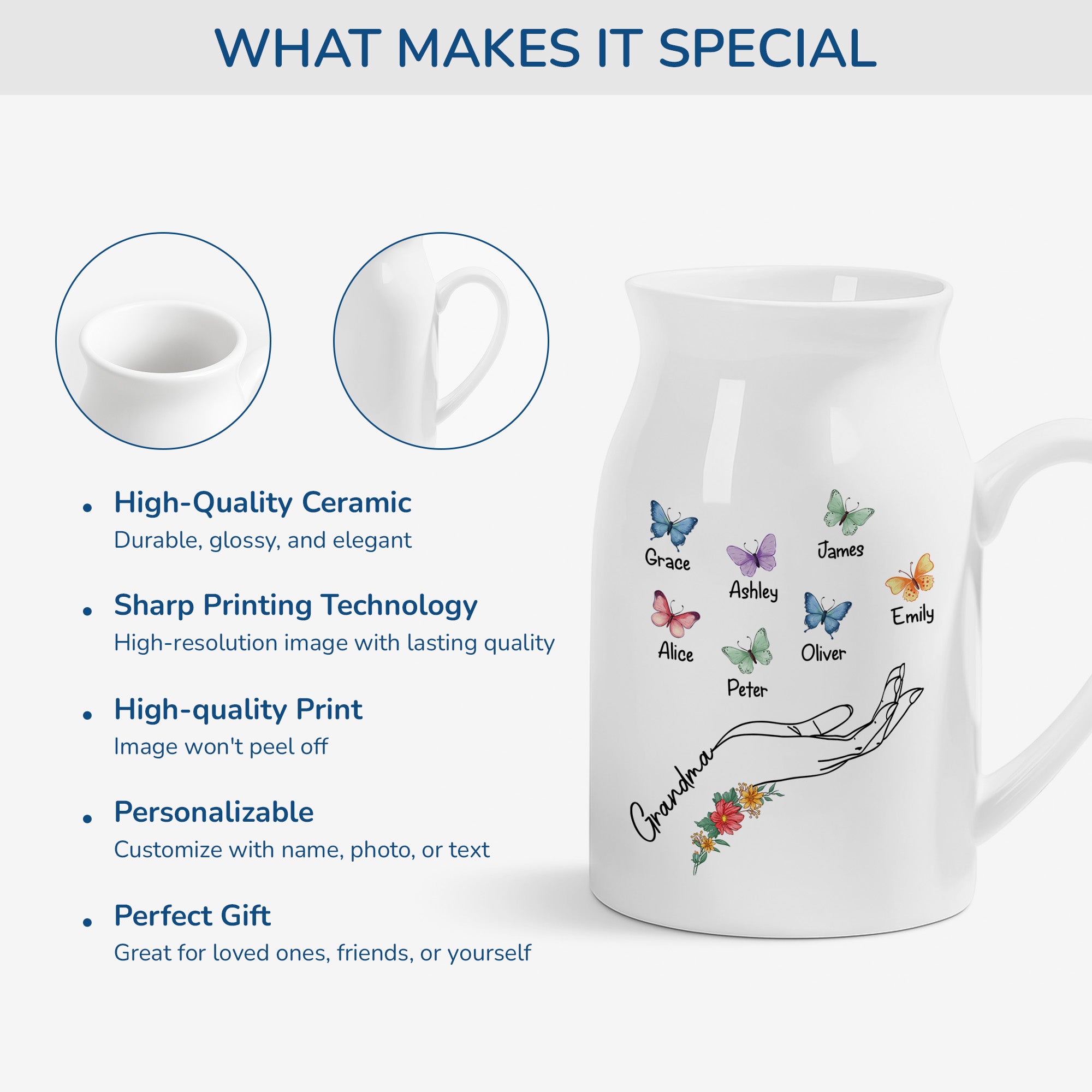 2782OUS4 personalized gifts for mom flower vase with butterflies_ 2782O6L5A