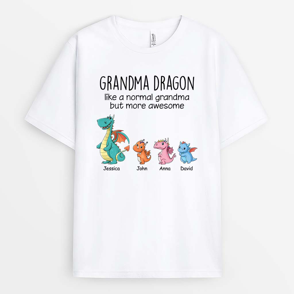 2783AUK1 mama grandma dragon  personalised t shirt uk_003d0c3a 0887 4124 ae21 657f455ec98c