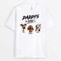 2788AUK1 daddys gang t shirt  personalised dog lover gifts for him