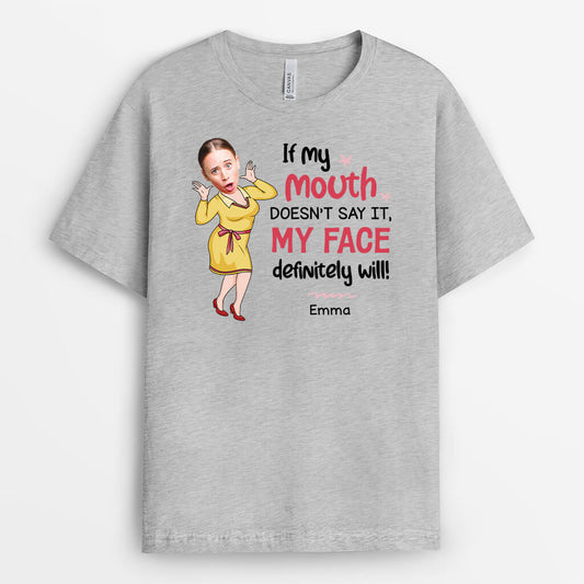 2789AUK2 if my mouth doesnt t shirt  funny personalised gifts for him