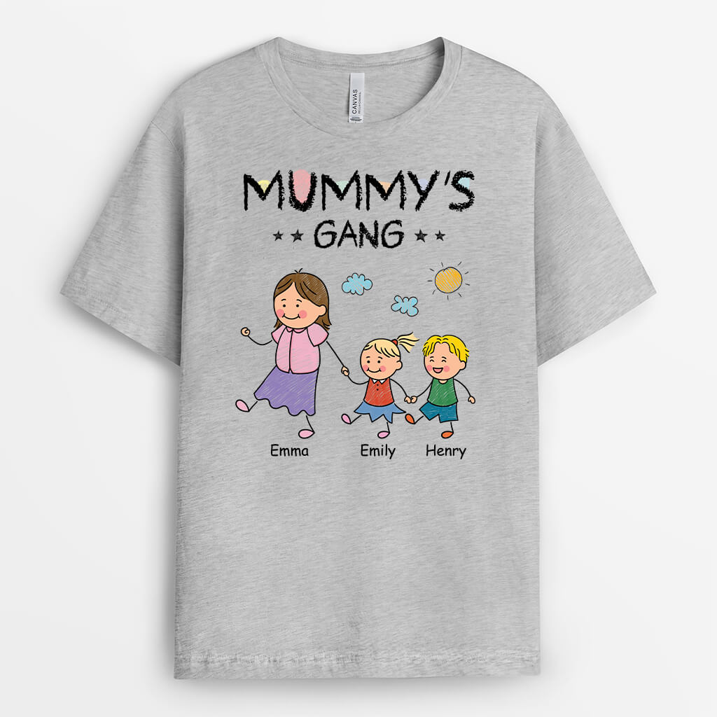 2793AUK2 grandads gang t shirt  custom gifts for grandpa