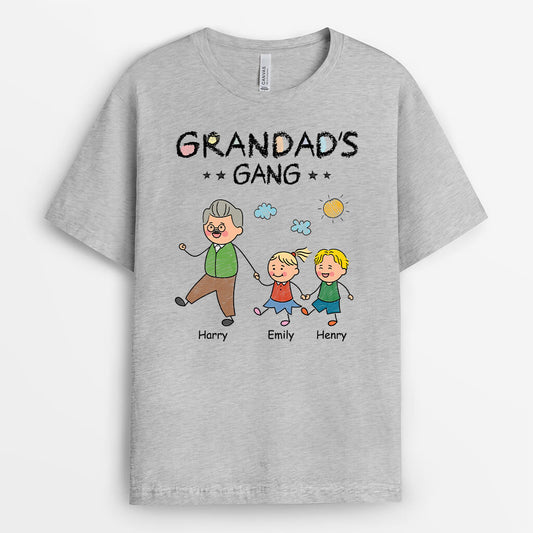 2793AUK2 grandmas gang t shirt  customised gifts for her