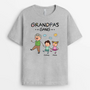 2793AUS2 grandmas gang t shirt  customised gifts for her