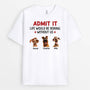 2801AUK2 admit it t shirt  personalised dog owner gifts