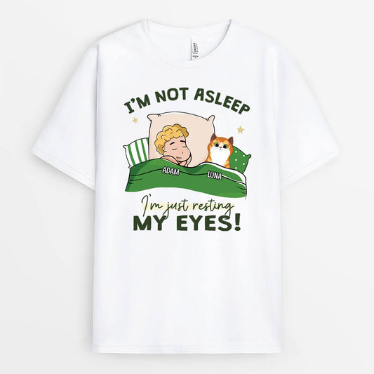 2811AUK1 im not asleep t shirt  custom cat and owner gifts_927af50d 0612 4392 8c5a d013f9409864