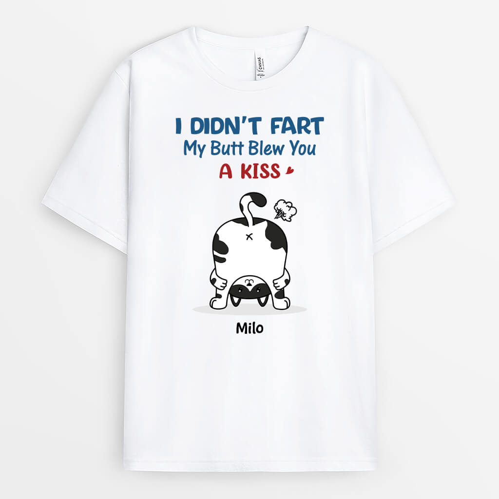 2826AUK1 i didnt fart cat  funny personalised t shirts