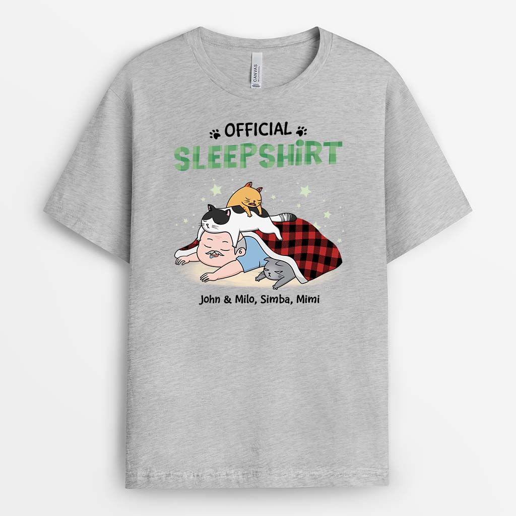 2831AUK2 official sleepshirt t shirt  customised present for cat owner_bfffc1bf ec63 4038 989d 4b2dc9e311db