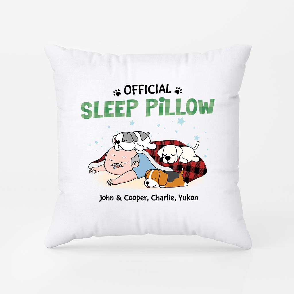 2831PUK2 official sleepshirt man pillow  personalised dog gifts