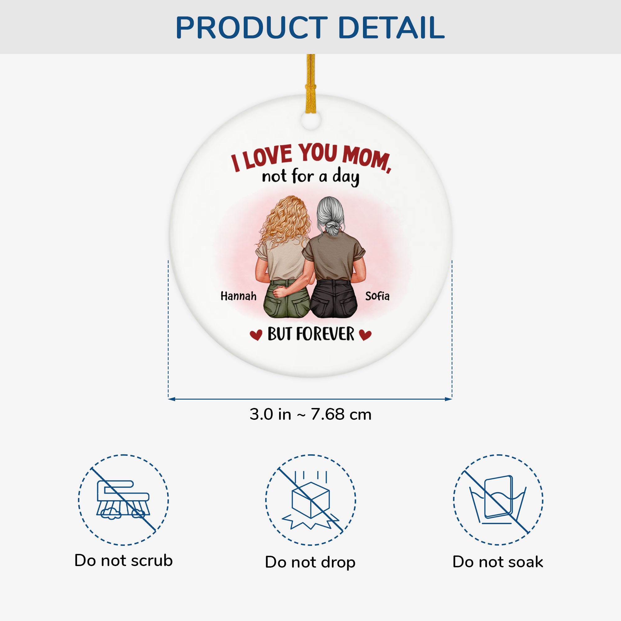 2834OUS3 personalized gifts for mom i love you mom ceramic ornament 2834O6V5A_d85eb115 b639 4f7e a18d 9ebad15dd9bb