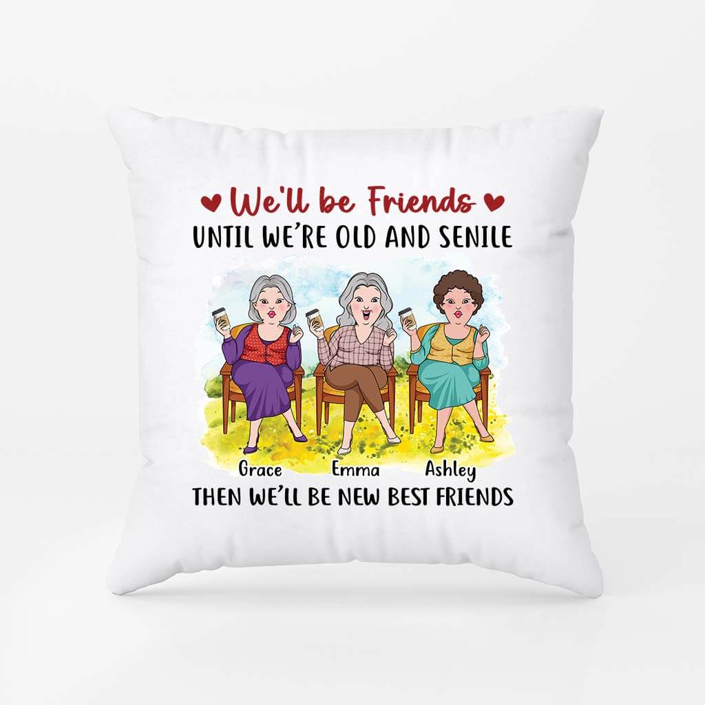 2836PUK2 well be friends pillow  personalised present ideas for women