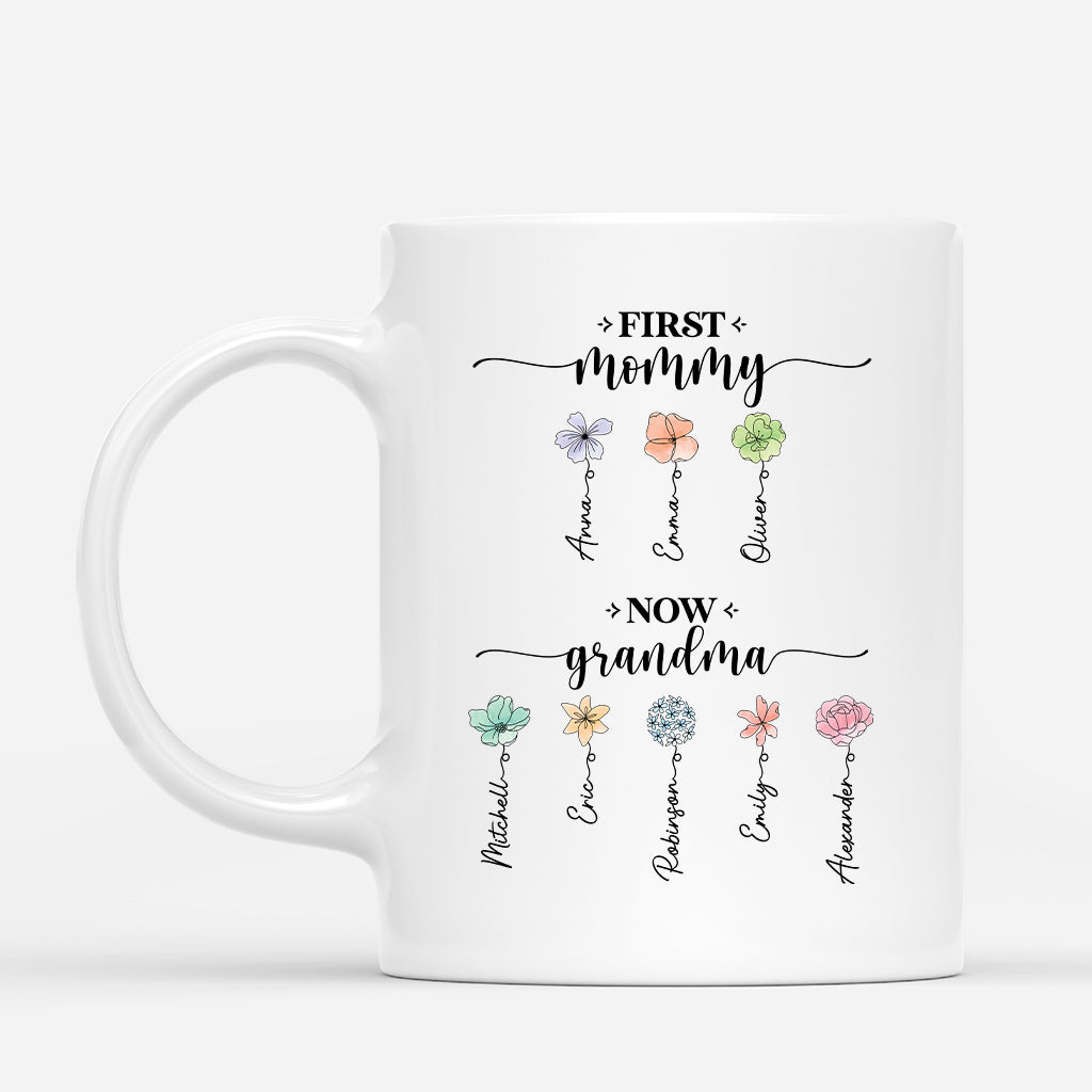 2851MUS1 personalized gifts for grandma first mum now grandma mug 2851M5I5A