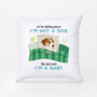 2853PUK2 im telling you im not a cat pillow  personalised gift ideas for cat lovers