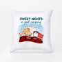 2859PUK2 sweet nights in good company pillow  personalised gifts for cat owners