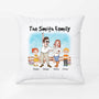 2860PUK1 the smith family pillow  personalised gift ideas for parents