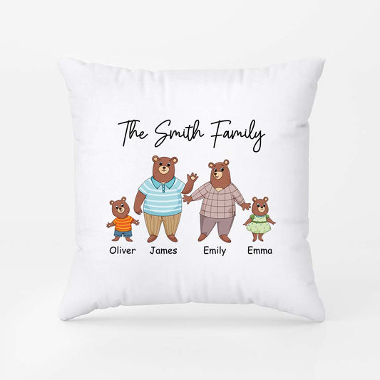 2863PUS1 the smith family bear pillow  personalised gifts for parents_2