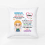 2867PUK1 grandson love grandma pillow  personalised gifts for grandma