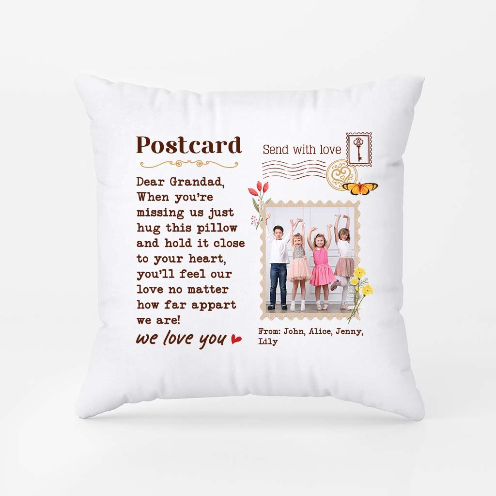 2882PUK1 podcast pillow  personalised presents for grandma