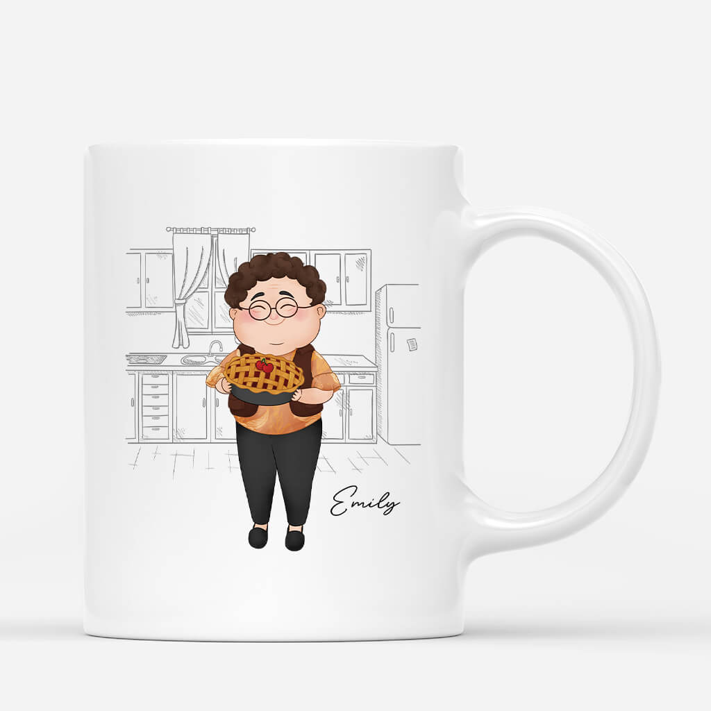 2926MUK2 nanny a trusted person chosen by our parents  personalised coffee mug