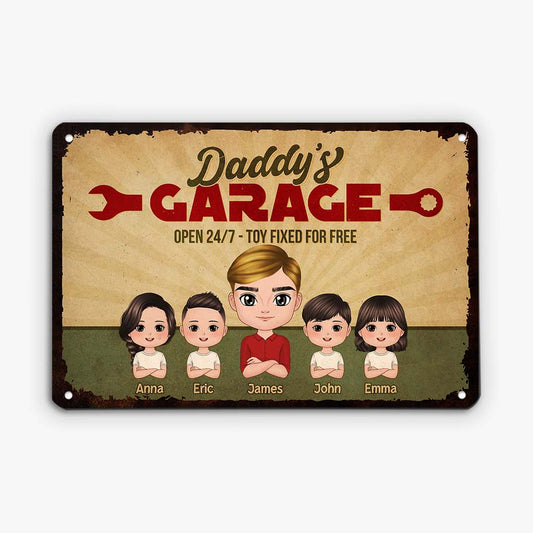 2927EUK2 grandads garage metal sign  personalised gifts for him_ca45301c 855f 4cc2 9e8b 7988ac672e2c