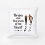 2938PUK1 horses leave hoof prints on your heart pillow  personalised gift for him