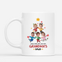 2964MUS1 grandmas gang christmas printed kids faces mug  custom present for grandma
