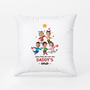 2964PUS2 grandmas gang christmas with kids faces pillow  customised present for grandma