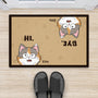 2995DUK2 hi bye doormat  personalised gifts for cat lovers_be2cac2d 8420 47fc bcd7 91976afefa71