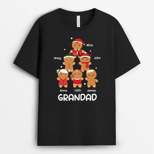 2996AUK1 ginger grandad t shirt for chistmas  personalised gifts for grandad