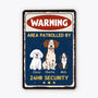 3005EUS2 metal dog warning signs_ custom gifts for dog owners 3005e6p3c