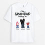 3012AUK1 this grandad belongs to printed shoes t shirt  customised presents for grandad