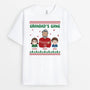 3023AUK1 christmas grandads gang t shirt  personalised gifts for grandad