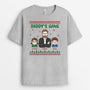 3023AUK2 christmas grandads gang t shirt  personalised gifts for grandad