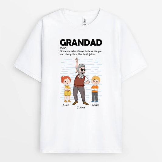 3026AUK1 daddy definition t shirt  personalised gift ideas for dad