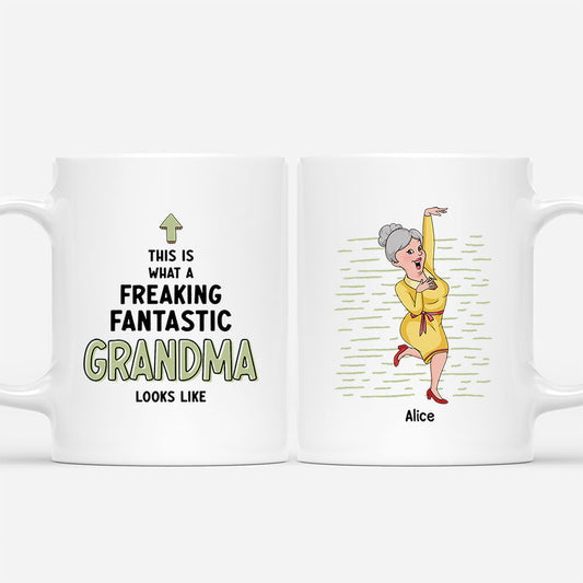 3027MUK1 this is what a freaking fantastic mummy mug  personalised presents for mum